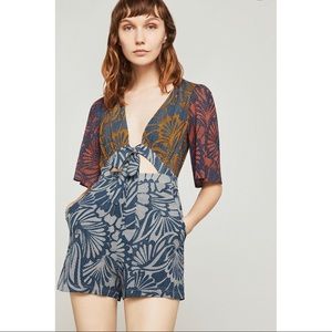 BCBG Max Azria ‘Ivy’ Floral Print Romper